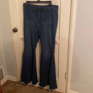 Free People Just Float On Flare Jeans